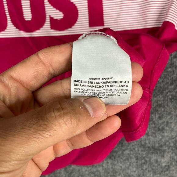 Nike Tank Top Womens Large Pink Dri-Fit Sleeveless Just Do It Athletic Gym Shirt - Picture 5 of 7